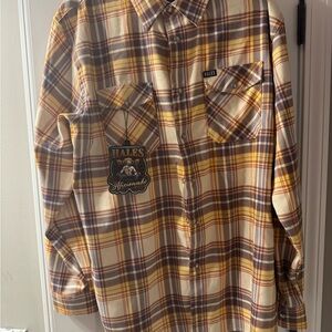 HALES Aficionado flannel New with tags of print size XL